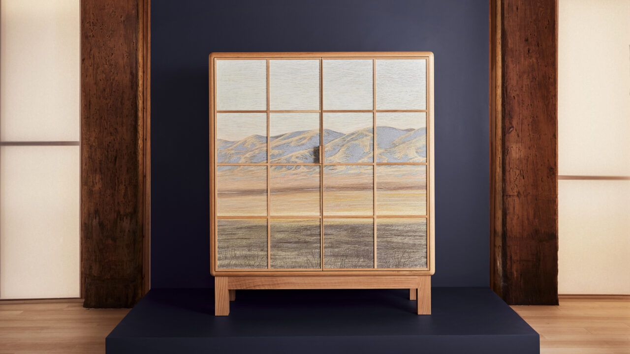Pelle Carrizo Cabinet